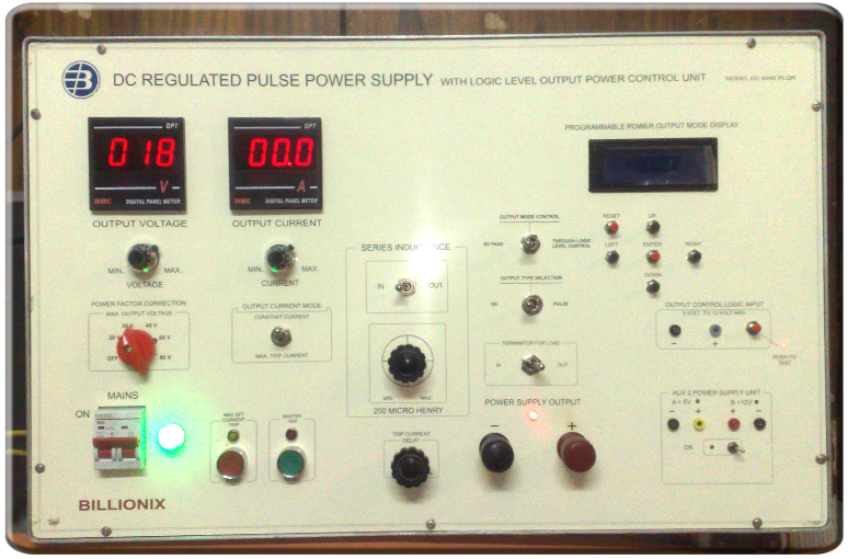 DCRegulatedPulsePowerSupplyWithLogicControlPCUDCPL8040