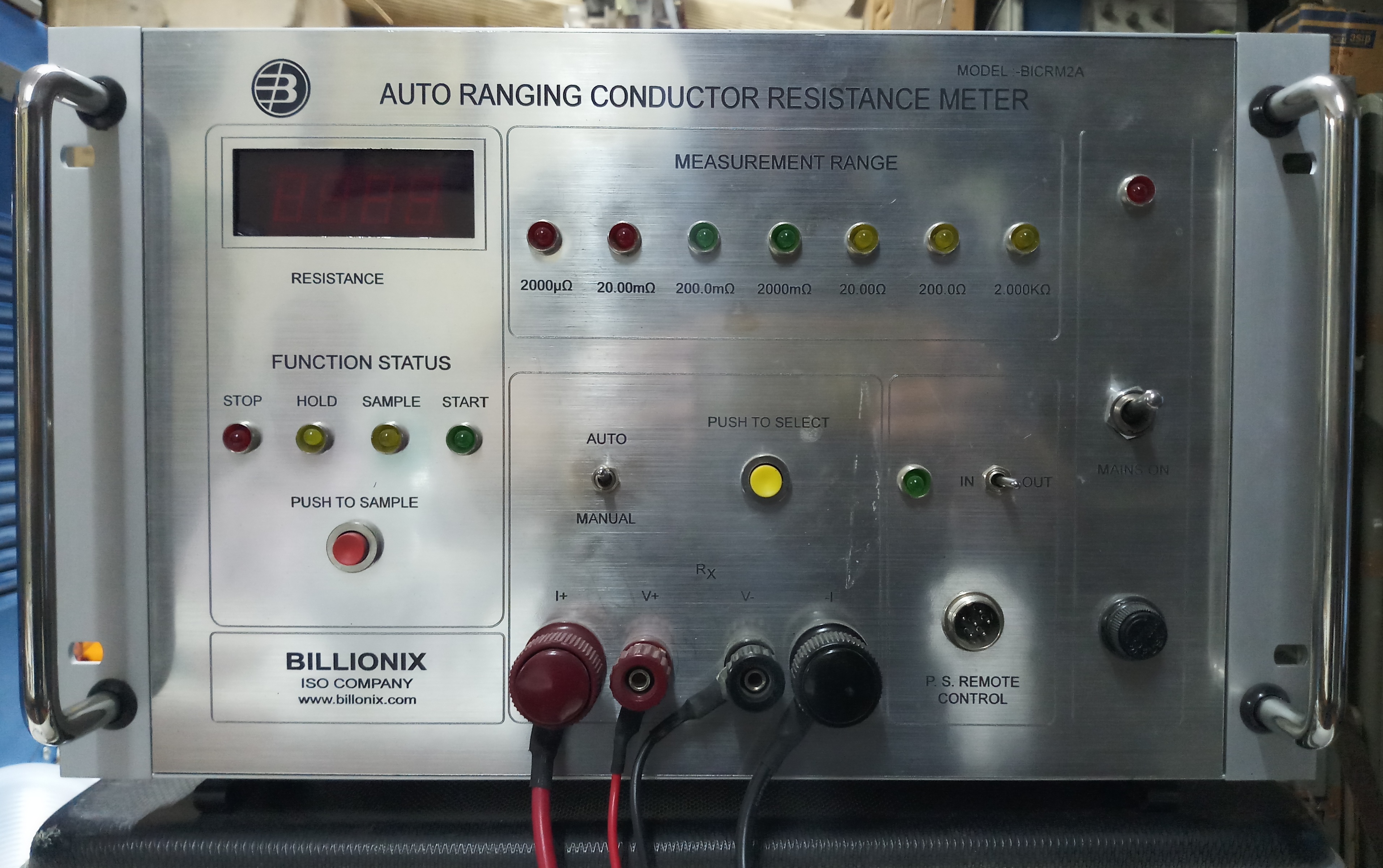 CONDUCTOR-RESISTANCE-METER-AUTORANGING